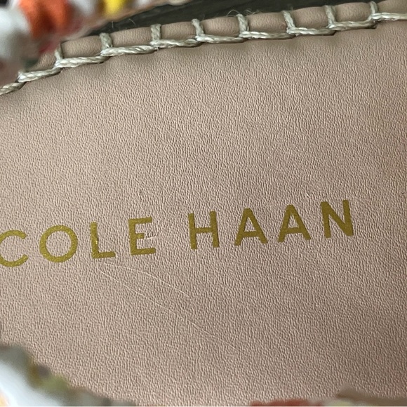 Cole Haan Pinch Sandals Marine Classic Espadrilles Fruit Print Size 7.5 B - Picture 7 of 16
